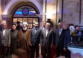 حضور ظریف در مراسم سالگرد پیروزی انقلاب اسلامی ایران در بیروت