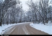 بارش برف و باران در جاده‌های 11 استان