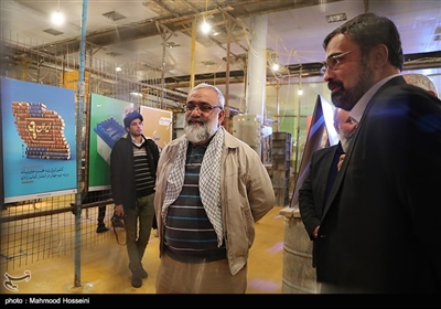 بازدید سردار محمدرضا نقدی از نمایشگاه پنجمین جشنواره هنر مقاومت