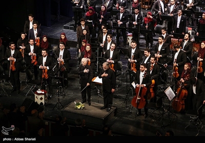 اولین روز جشنواره موسیقی فجر با اجرای ارکستر ملی ایران به رهبری فریدون شهبازیان در تالار وحدت
