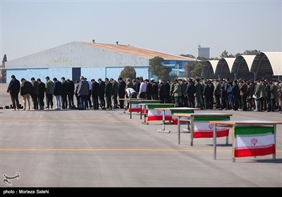 ورود پیکر شهدای حادثه تروریستی زاهدان به اصفهان