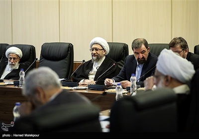 جلسه مجمع تشخیص مصلحت نظام به ریاست آیت‌الله صادق آملی لاریجانی