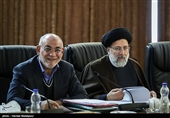حجت‌الاسلام سیدابراهیم رئیسی و حسین مظفر در جلسه مجمع تشخیص مصلحت نظام