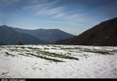 سفیدپوش شدن ارتفاعات استان گلستان به روایت تصویر