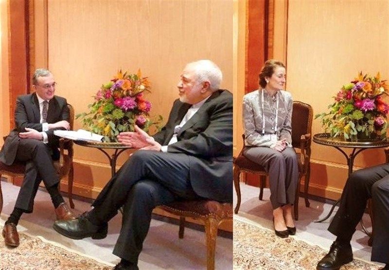 وزیر الخارجیة الایرانی یلتقی نظیره الأرمینی والمدیرة التنفیذیة للیونیسف