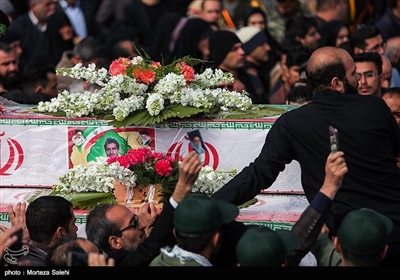 مراسم تشییع پیکر شهدای حادثه تروریستی زاهدان در اصفهان