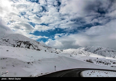 بارش برف در شهرستان اهر