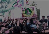 کاشان|پیکر شهید «سید ثارالله موسوی» در آغوش خاک آرام گرفت+ تصاویر