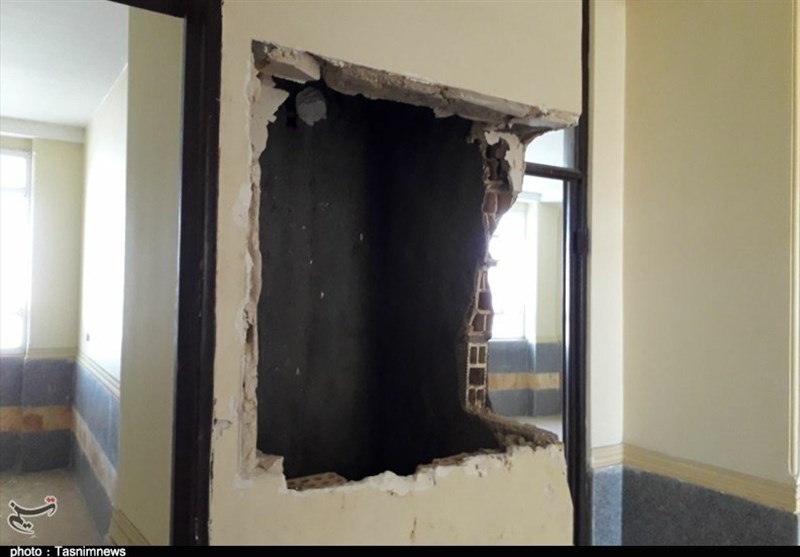خسارت سنگین سارقان در رامشیر به یک مدرسه نوساز + تصاویر