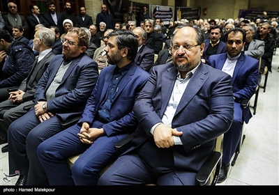 محمد شریعتمداری وزیر کار، تعاون و رفاه اجتماعی در مراسم ختم برادر سردار حسین دهقان