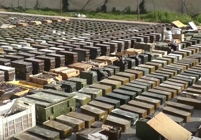 Syrian Army Discovers US, Israeli-Made Weapons near Damascus (+Video)