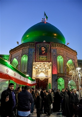 اولین مراسم سالگرد شهید محمد حسین حدادیان( شهید مدافع امنیت) در امامزاده علی اکبر(ع) چیذر