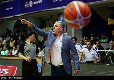 مهران شاهین‌طبع سرمربی تیم ملی بسکتبال ایران