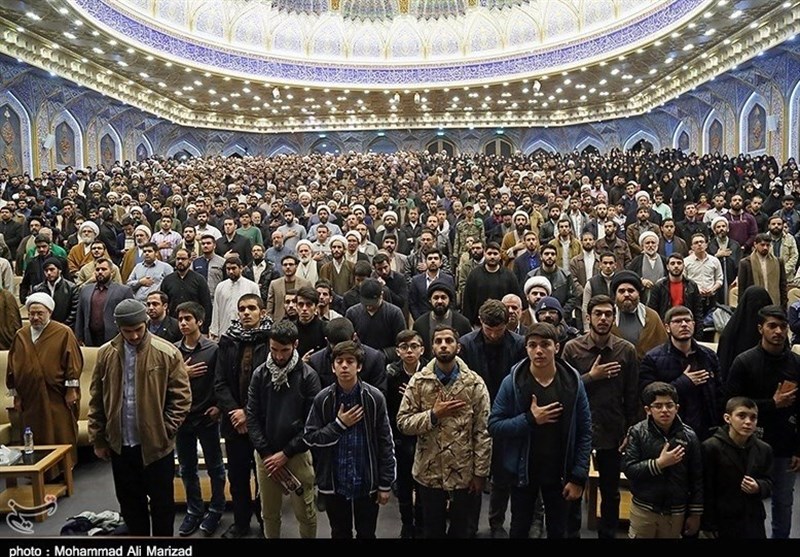 لبیک جوانان جبهه جوانان مقاومت به امام خامنه‌ای در تحقق گام دوم + کلیپ