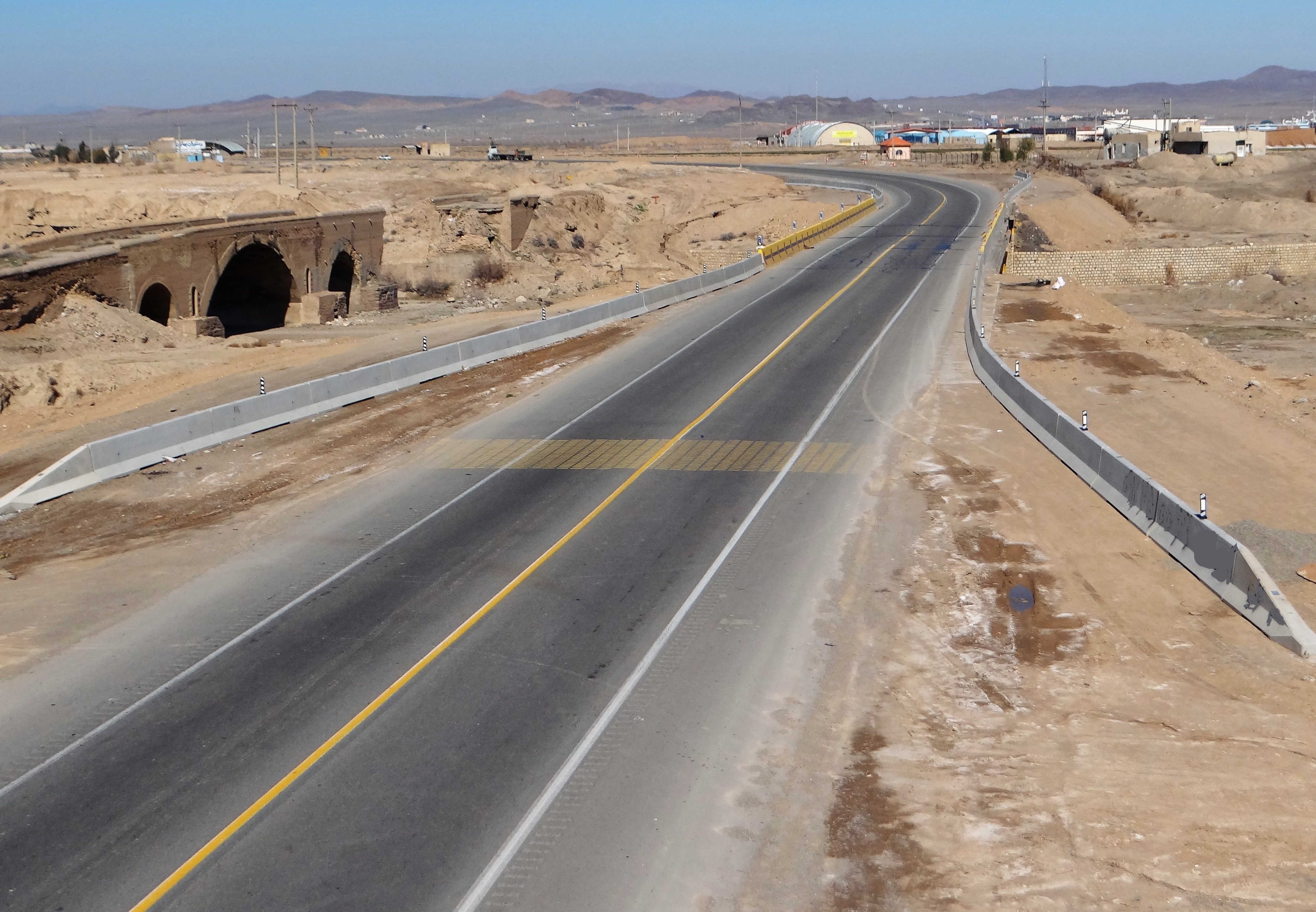 پل عسگرآباد جاده قدیم قم ـ تهران تعمیر و ایمن‌سازی شد