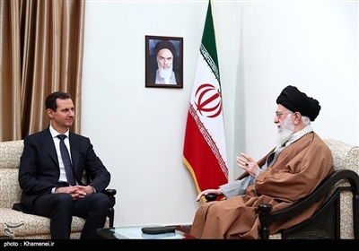 صدر بشار اسد کی امام خامنہ ای سے ملاقات