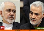 FM Zarif Enjoying Leader’s Support: General Soleimani