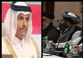 وزیر خارجه قطر در دیدار با طالبان خواستار اعلام آتش‌بس شد
