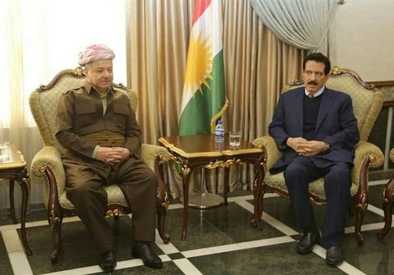 کردستان عراق|آمریکایی ها بار دیگر به سلیمانیه رفتند / بارزانی غایب اصلی نشست کاخ السلام