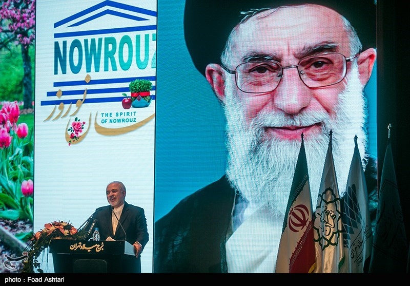 محمد جواد ظریف وزیر امورخارجه ایران در مراسم جشن جهان نوروز 