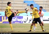 لیگ برتر فوتبال| تساوی پارس جنوبی و ماشین‌سازی در نیمه اول