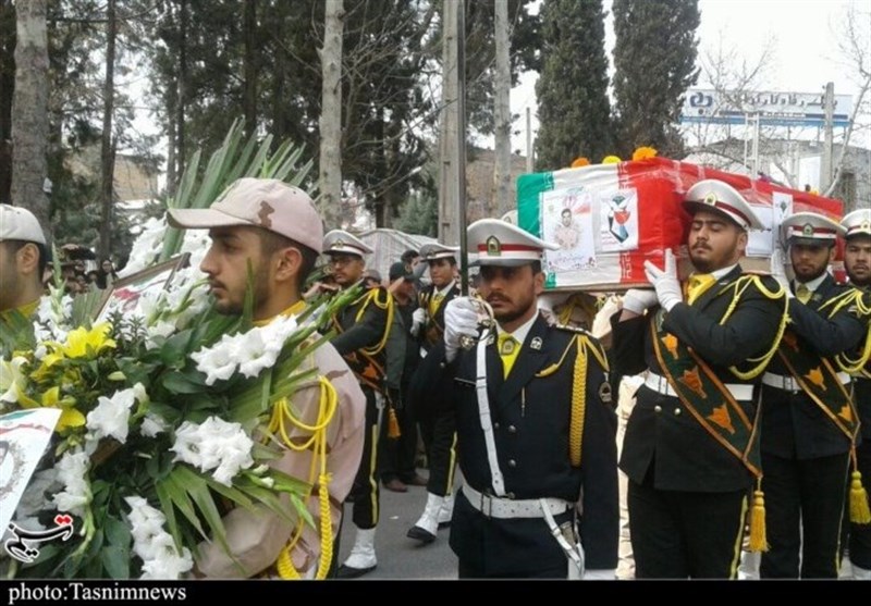 پیکر سرباز شهید مرزبانی«علی هلاکویی» در مینودشت تشییع شد+تصاویر