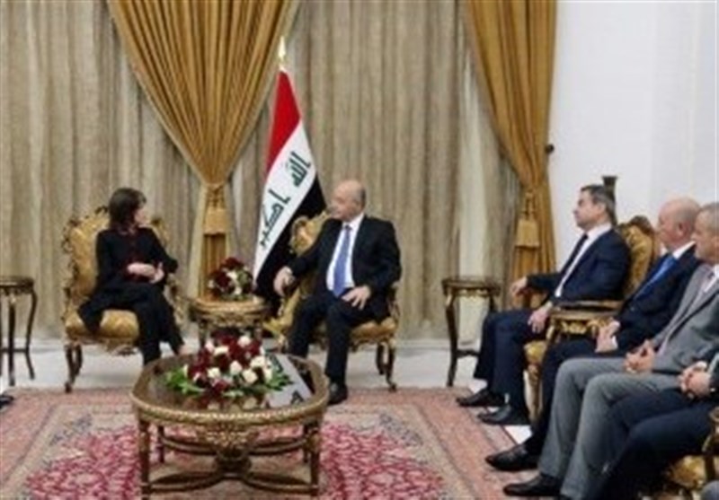برهم صالح: عراق مصمم به تقویت روابط با آمریکاست
