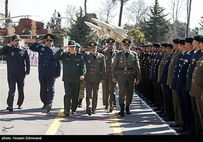 سان دیدن از سرلشکر باقری رئیس ستاد کل نیروهای مسلح ، سرلشکر موسوی فرمانده کل ارتش و امیر ولی‌وند زمانی فرمانده دانشگاه فرماندهی و ستاد ارتش از نیروهای مستقر در میدان صبحگاه دانشگاه دافوس