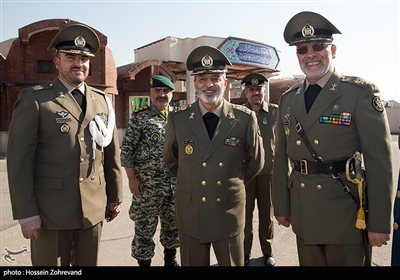 سرلشکر موسوی فرمانده کل ارتش، امیر ولی‌وند زمانی فرمانده دانشگاه فرماندهی و ستاد ارتش و سرتیپ دوم سیدمحمدرضا حسینی فرمانده کل دژبان ارتش جمهوری اسلامی ایران