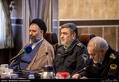 مراسم تکریم و معارفه سه تن از رؤسای پلیس  با حضور سردار حسین اشتری فرمانده ناجا