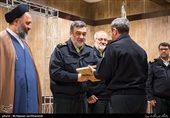 مراسم تکریم و معارفه سه تن از رؤسای پلیس  با حضور سردار حسین اشتری فرمانده ناجا