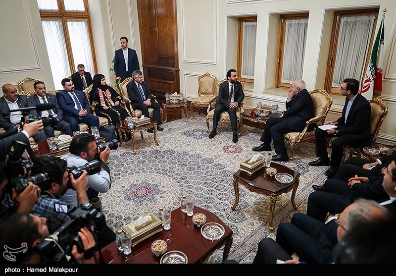 ظریف یستقبل رئیس مجلس النواب العراقی+ صور