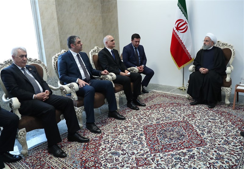روحانی: روابط تهران - باکو رو به تعمیق و توسعه است