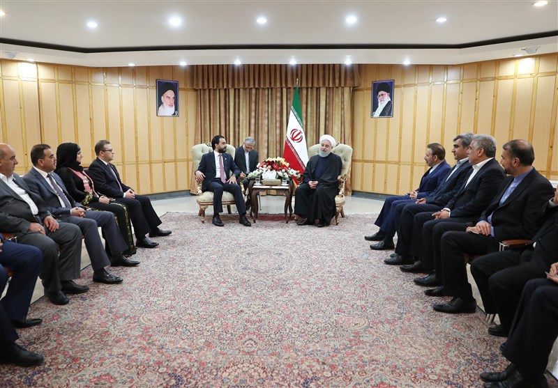 روحانی: اراده رهبری، دولت و مجلس ایران همکاری برادرانه و نزدیک با عراق است