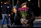 Iranians Buy Flowers in Preparation for Persian New Year