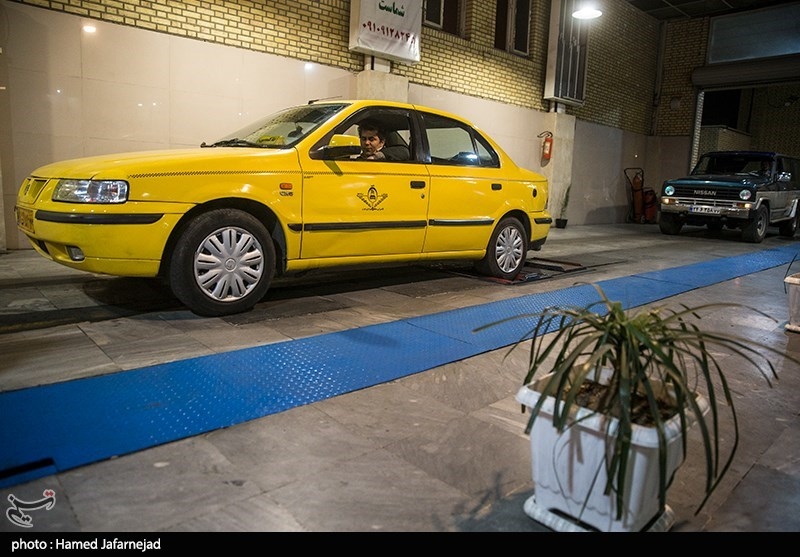 معاینه فنی تاکسی‌های تهران یک هفته رایگان شد