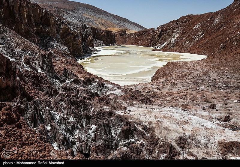 Wonderful Toghrud Salt Dome in Central Iran