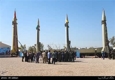  نمایشگاه هوافضای سپاه پاسداران انقلاب اسلامی در یادمان شهدای بیت‌المقدس اهواز