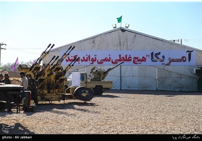  نمایشگاه هوافضای سپاه پاسداران انقلاب اسلامی در یادمان شهدای بیت‌المقدس اهواز