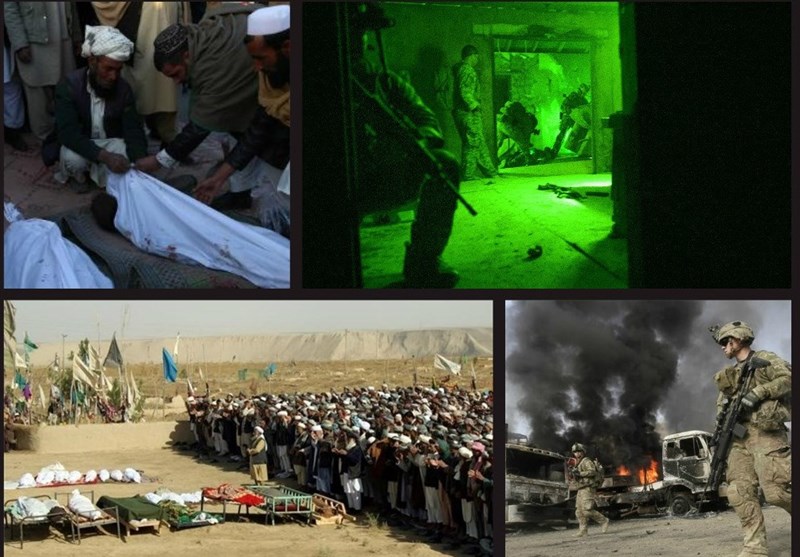 کشته شدن 40 غیرنظامی بر اثر حملات نیروهای آمریکایی در افغانستان