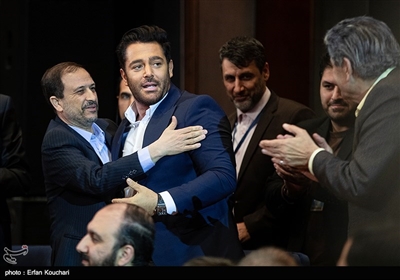 محمدرضا گلزار در اختتامیه پنجمین جشنواره تلویزیونی جام جم