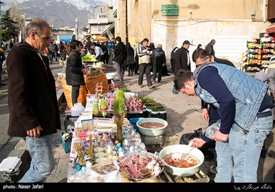 Shoppers Swarms Tajrish in North Tehran ahead of Nowruz