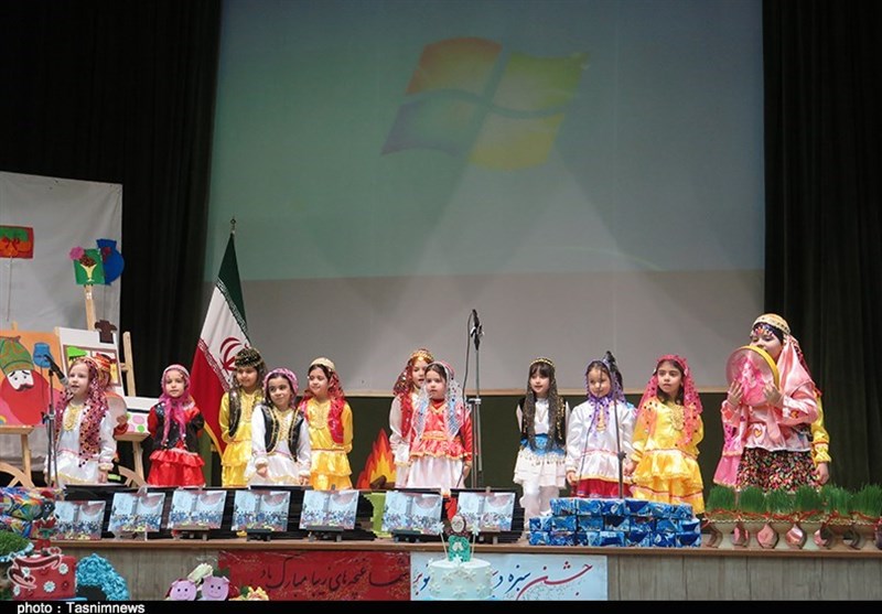 کودکان زنجانی به استقبال عید نوروز رفتند+تصاویر
