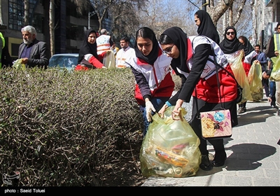 طرح شهر تکانی نظافت گروهی شهر- بجنورد