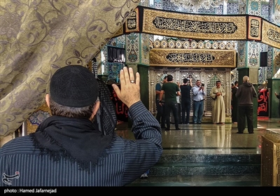 زائران حرم حضرت زینب(س) در دمشق سوریه