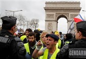 درگیری پلیس فرانسه با معترضان جلیقه زرد در استراسبورگ