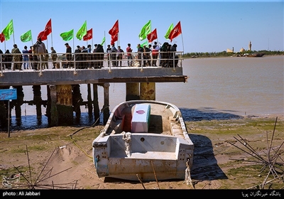 رود اروند مرز آبی بین جمهوری اسلامی ایران و عراق