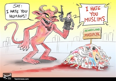کاریکاتور/ حمله تروریست شیطان صفت