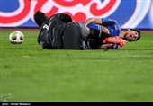دیدار تیم‌های فوتبال استقلال تهران و نساجی مازندران