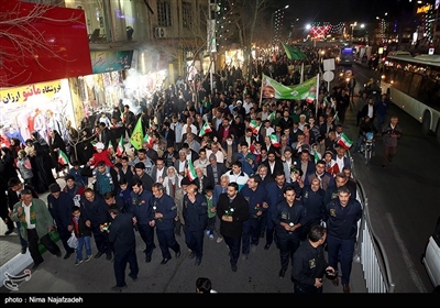 گلباران حرم امام رضا در شب میلاد جوادالائمه(ع)